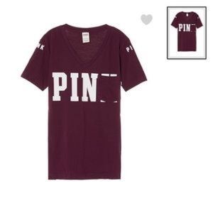 VS PINK campus tee